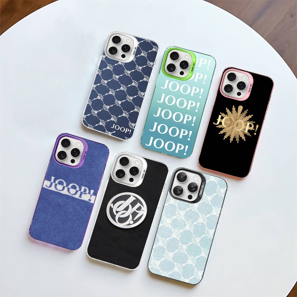 Modemarke J-Joop Handyhülle Für IPhone 17 16 15 14 13 12 11 Pro Max Plus Pro Bunte Hülle