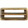 TV Cabinet with Shelf Brown 80 X 32 X 36 Cm Solid Mango Wood
