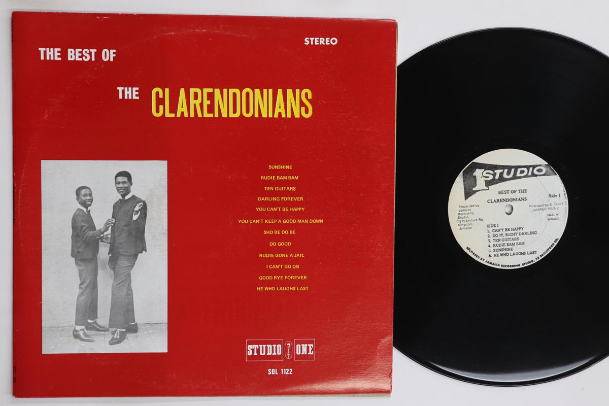 LP Record CLARENDONIANS  The Best Of The Clarendonians SOL1122 Studio One Jamaica Reggae Ska  Dub Used