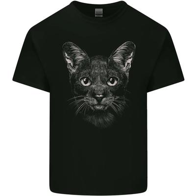 A Cat Face Kids T-Shirt Childrens