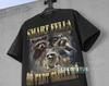 Fart Smella Raccoons Funny Vintage Graphic T-shirts, Smart Fella Raccoon Meme Tshirt, Raccoon Lovers, Funny Raccon Tee, 90s Bootleg
