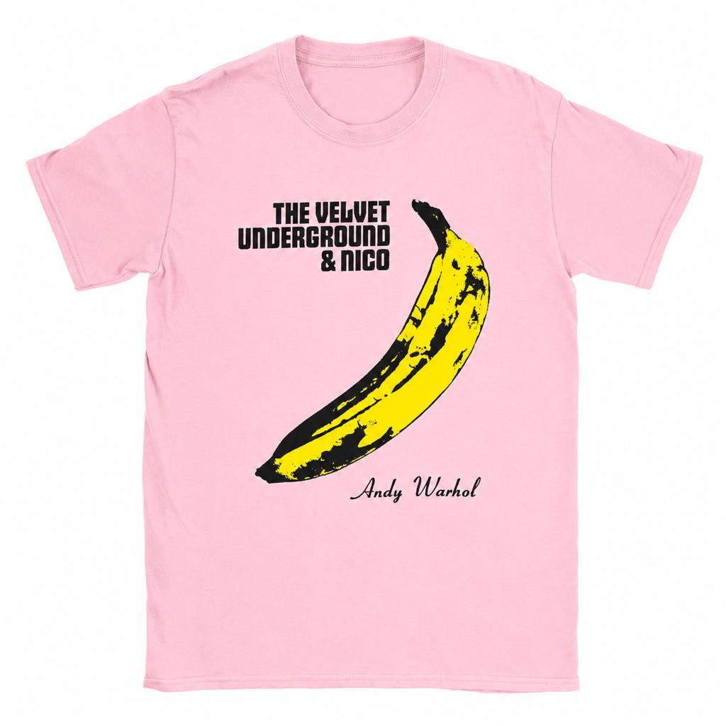 The Velvet Underground Band TShirts Hip Hop Streetwear Cotton Short Sleeve Harajuku Unisexs and Unisexs Summer Vintage T Shirt