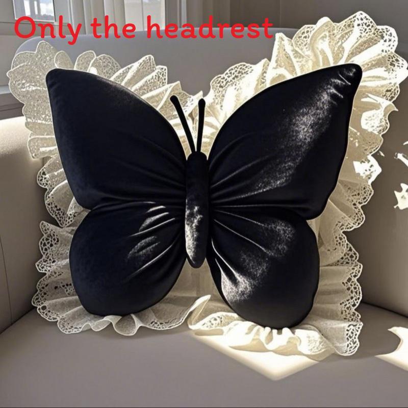 Princess Butterfly Living Room Pillow With Cotton Cover For Home And Car Use