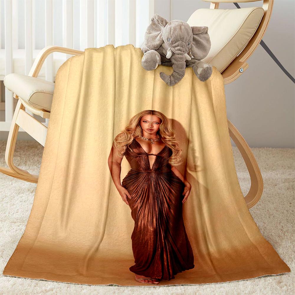 Beyoncé Decken sind für Wohnzimmer geeignet und somit eine ideale Wahl für Reisen im Freien und als Geschenke.