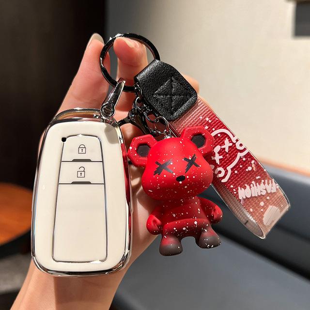 

Чехол для ключей из ТПУ для Toyota Camry Prius Corolla C-HR CHR Prado 20 18 RAV4, аксессуары