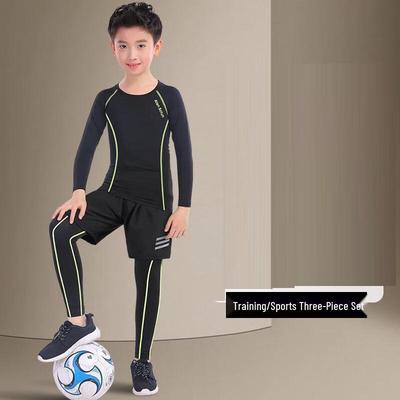 WEZHO Boy's Warm Fleece Sports Base Layer Set
