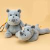 Wrist Pad Rhino Doll Pendant Animal Rhino Plush Doll Creative Rhino Plush Toy  Kids Gifts