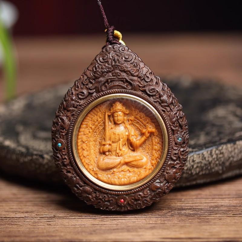 Chengui Zhao Gongming Martial God of Wealth Pendant Necklace – Five Ways God of Wealth Design for Men and Women