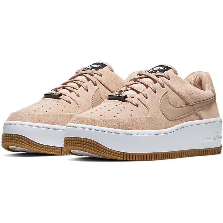 New Nike Air Force Sage Low Beige Suede Women's AR5339-203