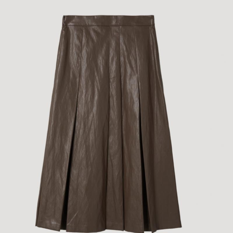 Fusta din piele plisată She S miSS SwwSkp12060 Lw