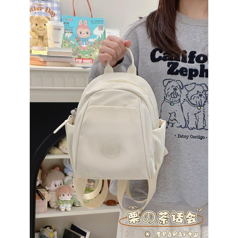 

Canvas Backpack Mini Bag for Women 2025 New Arrival Fashion Leisure Outdoor Tourism Lightweight Student Small Bag