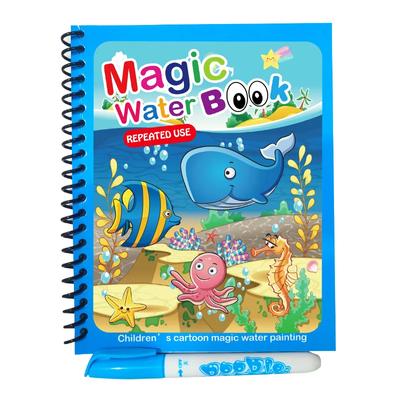 Montessori Toys Magical Book Water Drawing Reusable Coloring Book for Kids Toddler Painting Book Educational Toys for Children