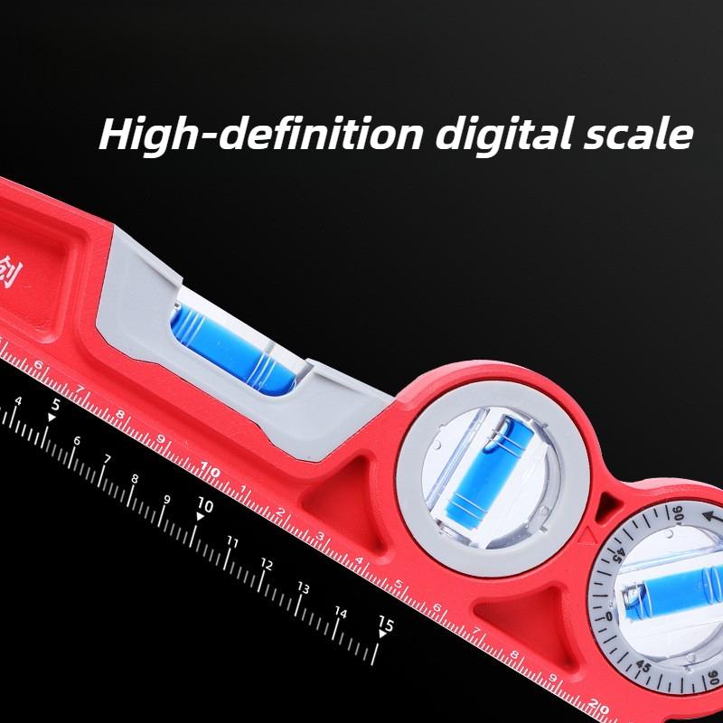 Bubble Horizontal Ruler High Precision Level Ruler Woodworker Building Magnetic Balance Spirit Level Portable Measuring Tools