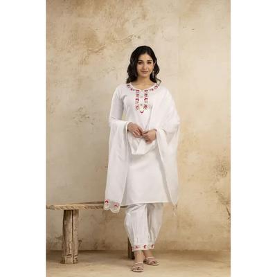 Indisches Designer Kurta Hose Dupatta Set Damen Bollywood Oberteil Tunika Kurti Kleid VSO-1700 c