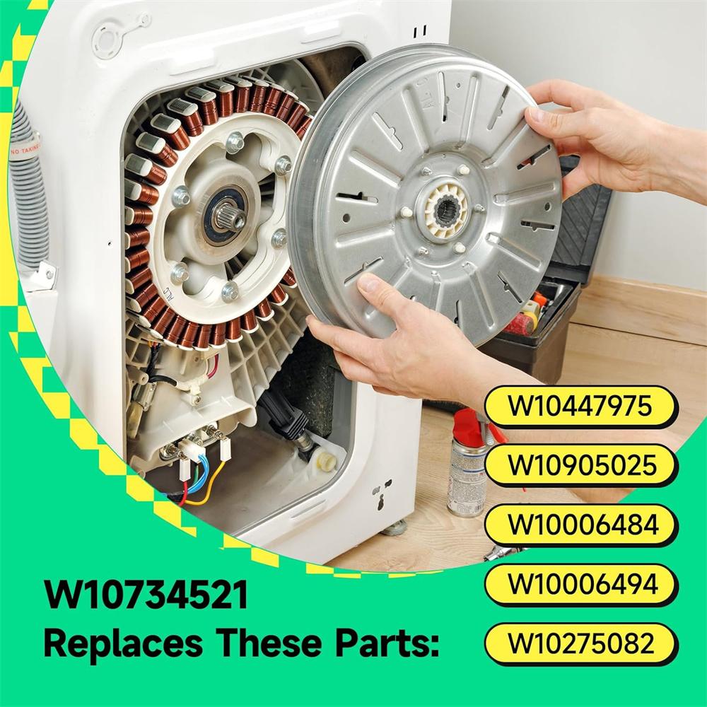 W10734521 Washer Clutch Kit Slider For W10006484 W10006494 W10275082 W10447975
