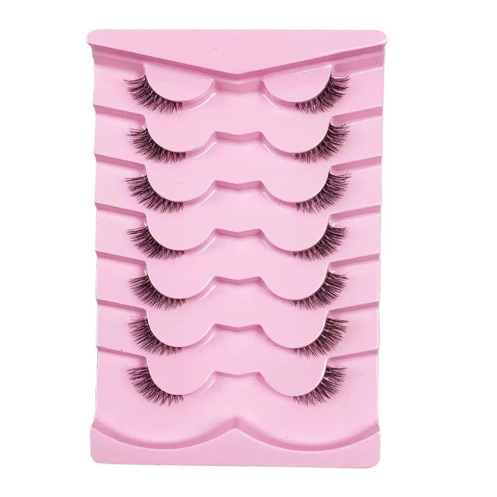 Curl Cat Eye False Eyelashes Eye Elongated Faux Mink Lashes Manga Lashes Fake Lashes  Makeup Tools