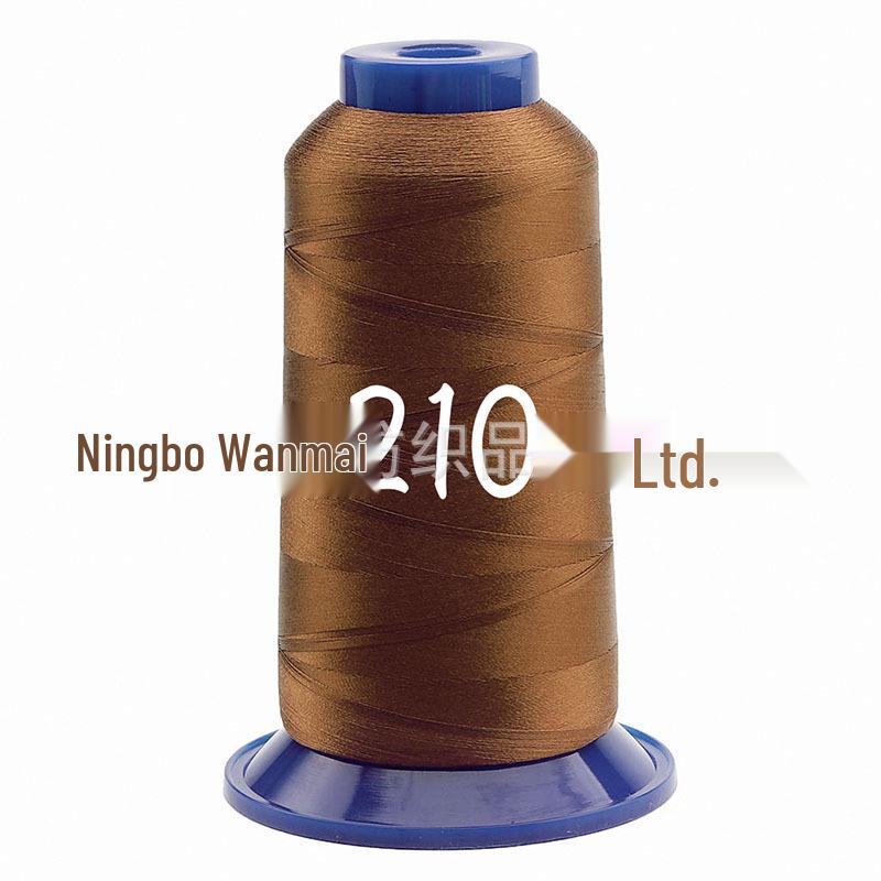 Linha de Bordado 75D/2 de Poliéster Ultrafino de Alta Resistência - 80 Cores, 4000 m
