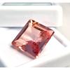 Natural Peach Morganite 12-14 Ct Princess Cut Certified Stunning Loose Gemstone
