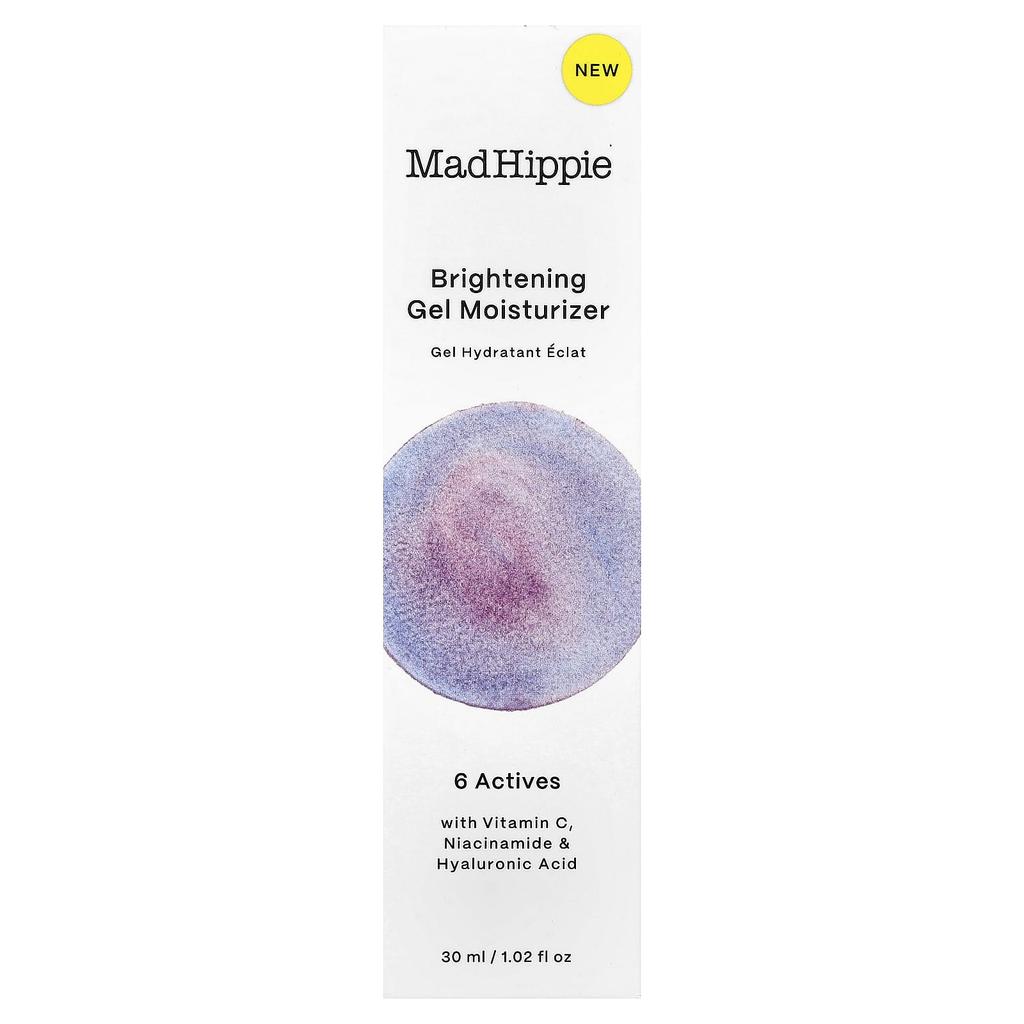Mad Hippie, Brightening Gel Moisturizer, Normal and Oily Skin, 30ml (1.02 fl oz)