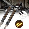 Motorcycle Flowing Water 12LED Turn Signal Light Indicator Flashing Lamp Decoration All Motorcycles 4pcs