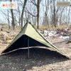 YAJIN CRAFT Polish Tent Front Curtain for Solo Tents, One-Pole Tents, and Military Tents