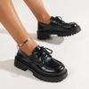 Fashion Women's Thick Heel Shoes Spring New Round Head Deep Mouth Front Strap Thick Sole Anti-slip Wear-resistant Low-top Shoes