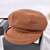 New Fashion Beret Hat Women Vintage Newsboy Cap With Short Brim Painter'S Artist Octagonal Hat For Autumn/Winter New