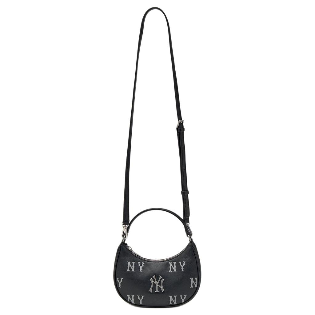MLB MONOGRAM Pu Handbag Women's Black 3ACRMM16N-50BKS