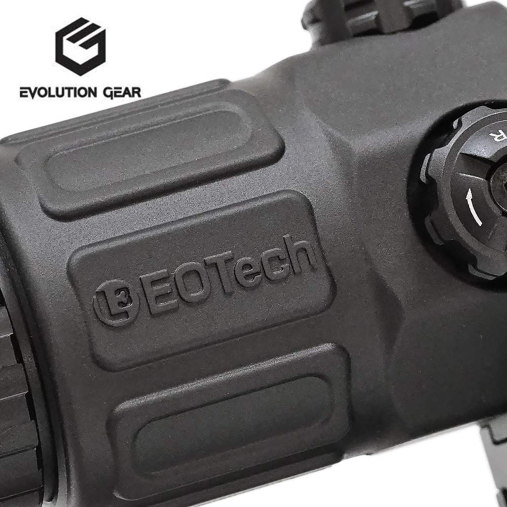 [2020 New Version] EVOLUTION GEAR G33 Iotek Type Magnifier (Black Anodized/MILSPEC)