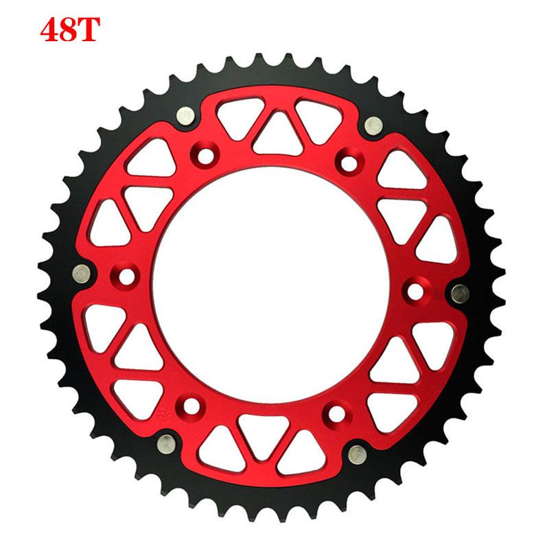 Motorcycle 45T - 52T Rear Sprocket For HONDA CRF450R CR500R XR400R XR250R XR650R CREF450X CRE250R CRE125R CRE F 250 R CRE450R