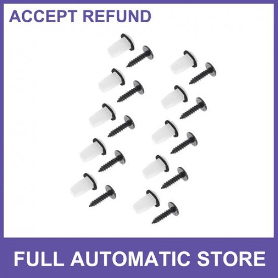 Car Fender Liner Splash Bumper Cover Screw Kit 10 Set  for Honda Accord