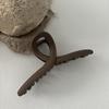 Large 13cm Frosted Versatile Hair Claw Clip - Simple, Practical Shark Clip Accessory