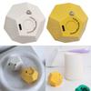 Flip Timer Cube-Kitchen Timers for Cooking Studying Working Sports White Yellow Vibrations-Flip Timers for Student