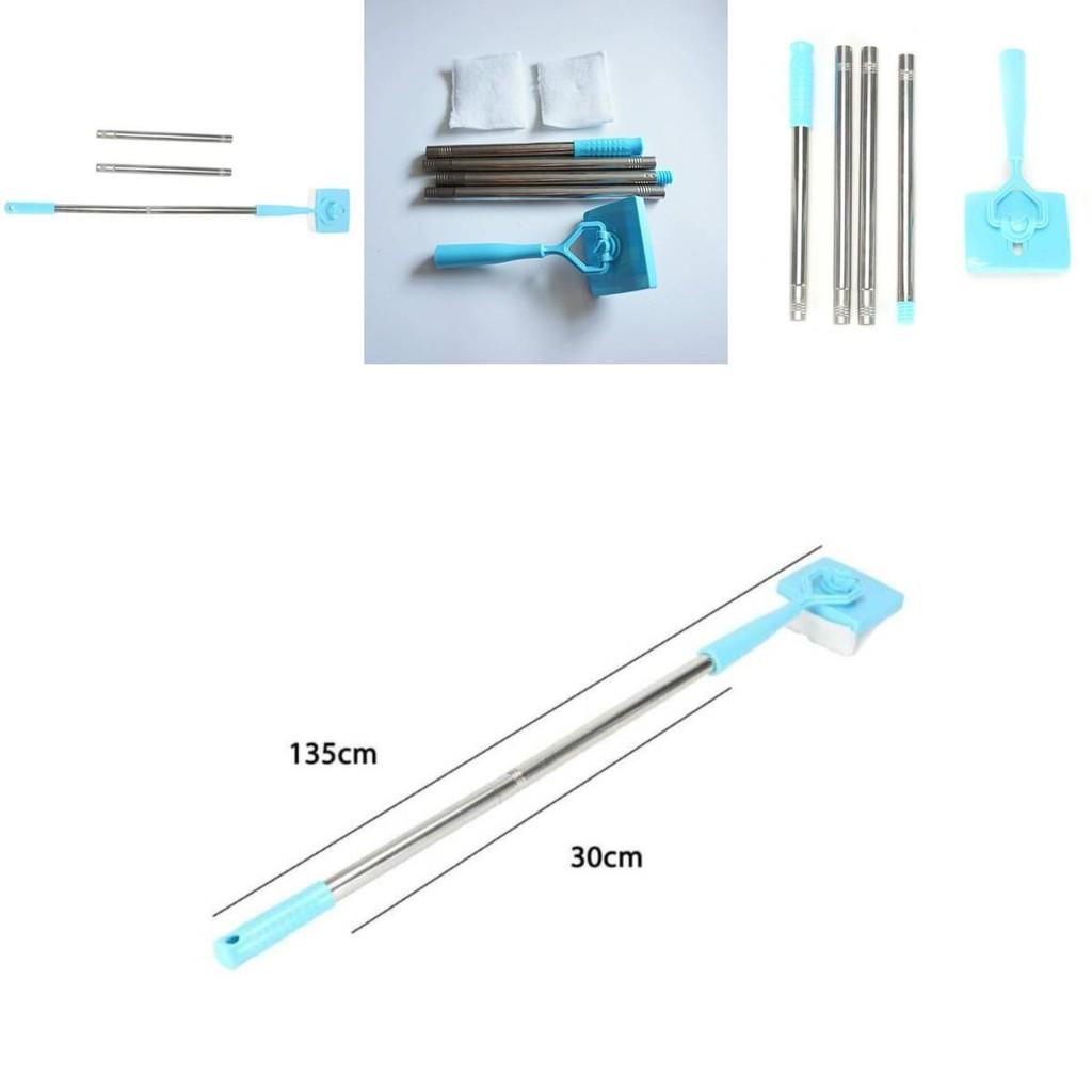 Haushaltsreinigungswischer mit ausziehbarem Edelstahlstiel für einfache Bodenpflege