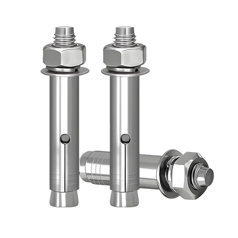 304 Stainless Steel Cantonese Expansion Bolts with Holes - Extended External Expansion Tube Bolts
