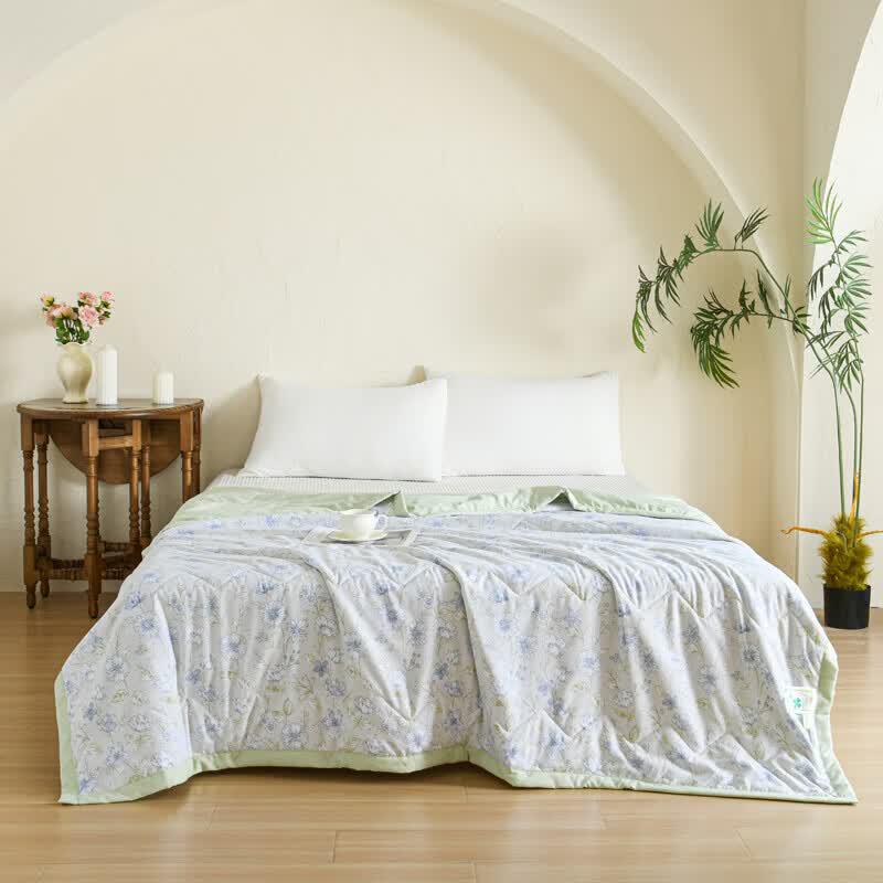 YEKEROLAN Washed Cotton Soft Summer Quilt