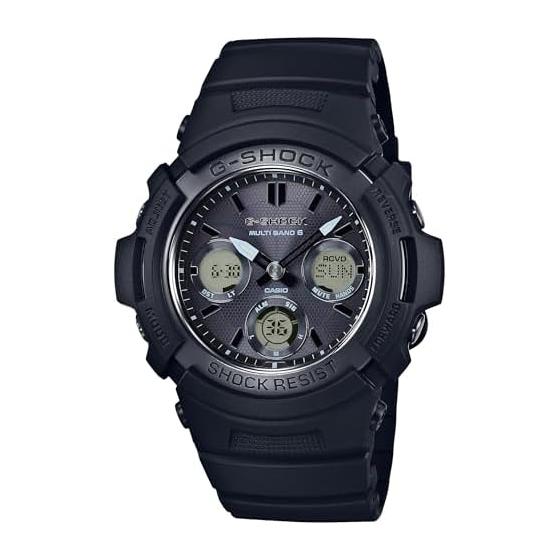 

[Casio] G-Shock Watch [Domestic Genuine Product] Radio Solar AWG-M100SBB-1AJF Men s Black