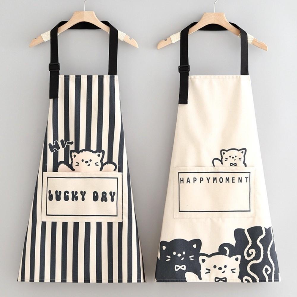 Adjustable Kitchen Apron Waterproof Cooking Baking Bibs Catering Work Clothes  for Home Kitchen