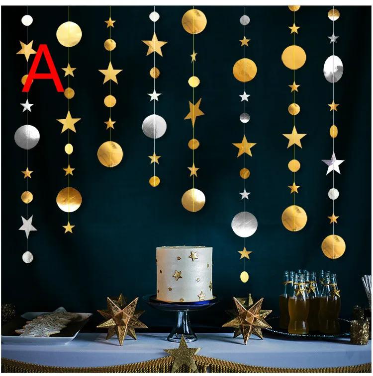Valentine s Day Birthday Event Decoration Store Opening Scene Layout Window Ceiling Hanging Ceiling Stars Christmas Ornament A