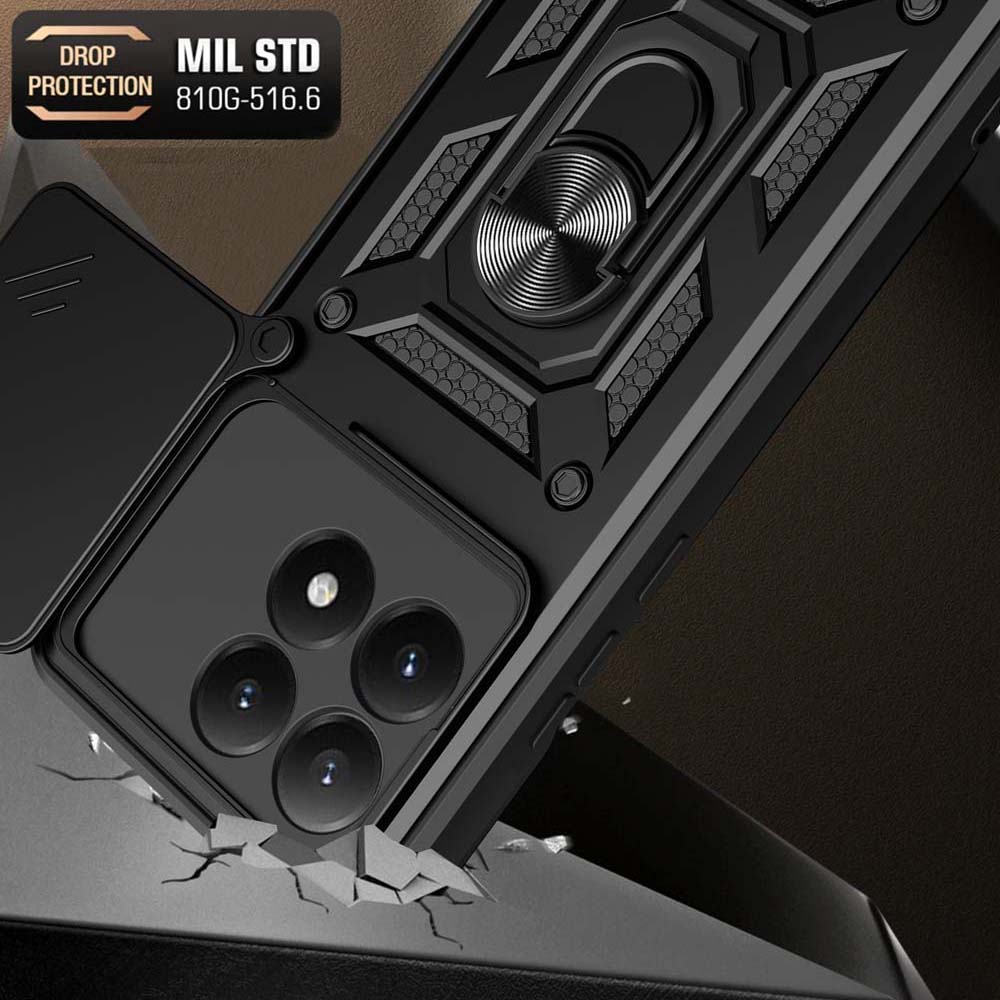 Shockproof Armor Case For Xiaomi Mi 15T 5G Car Holder Phone Cover for Mi 15T Camera Lens Protection Fundas