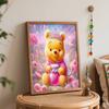 Disney Oil Paint Hand Painting Kit Princess Winnie Decoration Classic Style Home Decor Romantic Floral Fairytale Art Craft Gift Idea