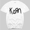Korn tričko Pánské Metal Rock Bavlna Bílé tričko pánský top trička bavlněné tričko muž nová značka topy