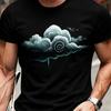 Herren Retro 3D Grafikdruck T-Shirt - Perfekt für den täglichen Gebrauch und den Urlaub