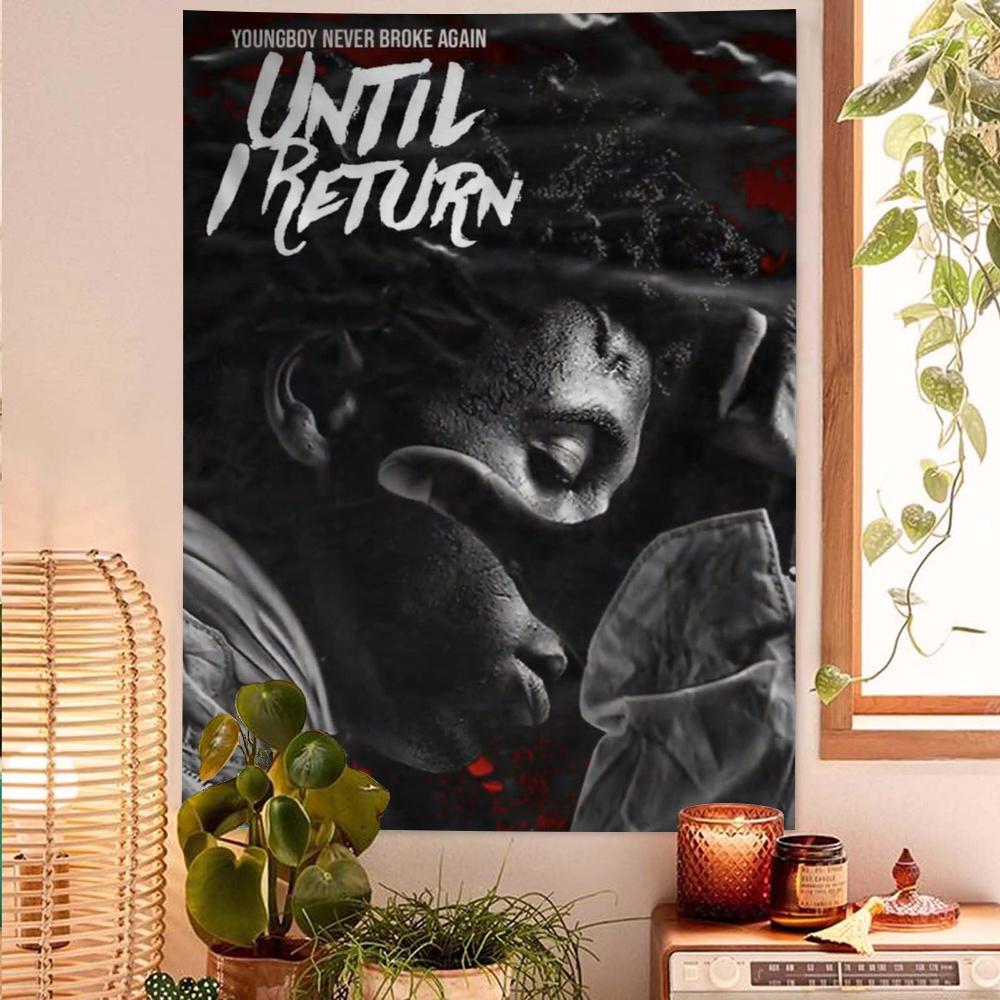 Singer YoungBoy Never Broke Again Hanging Bohemian Tapestry Cheap Hippie Bohemian Wall Tapestries Mandala Wall Hanging Decor 100X70CM