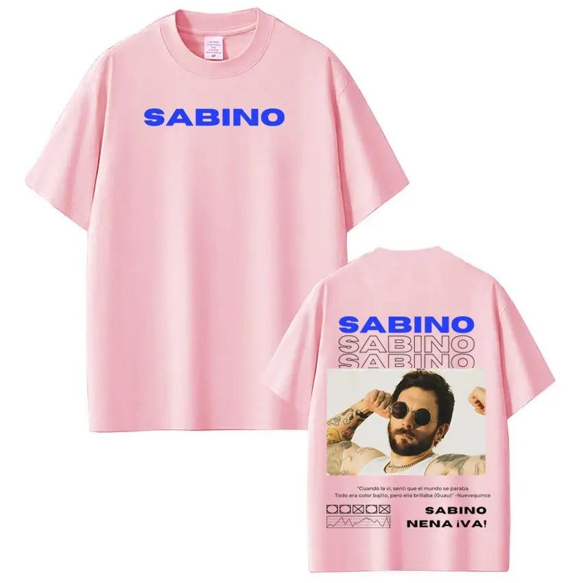 Rapper Sabino Album Tour Printed TShirt Unisex Harajuku Style Fashion Short Sleeve Casual High Quality HipHop TShirt