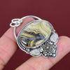 Schalenblende Gemstone Pendant Flower Pendant Handmade Jewelry 925 Sterling Silver Pendant Brand New Pendant Gifts for Her Designer Jewelry