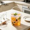 Leakproof Food Containers 2PCS Round Buckets, with Lid And Handle Disposable Containers, Bulk Dry Goods Storage Stackable Food-grade Plastic