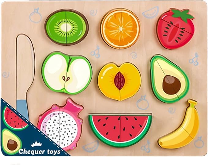 

Coehaopike Montessori Educational Kitchen Cutting Toys for Kids Educational Interactive Building Blocks Play house toy for girls and for ages 2 and 3