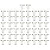 50Pcs Air Flow Control Valve Pneumatic White Adjustment Durable Quick Connector SL6‑M5