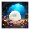 Apricot Lamb Loose Pearl Scallop Plush Toy, Soft & Cute, Fluffy Loose Pearl Scallop for Boys & Girls, 10cm
